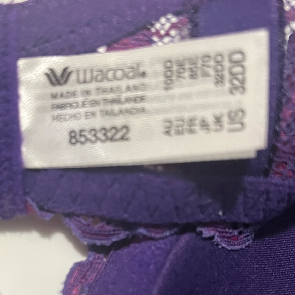 NWOT Wacoal Women’s Lace Bra Size 32DD - Picture 3 of 6